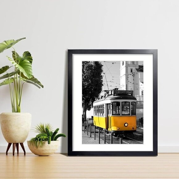 Home 22x28 Picture Frame Black Poster Display 18x24 with Mat or full Without Mat - Picture 3 of 7